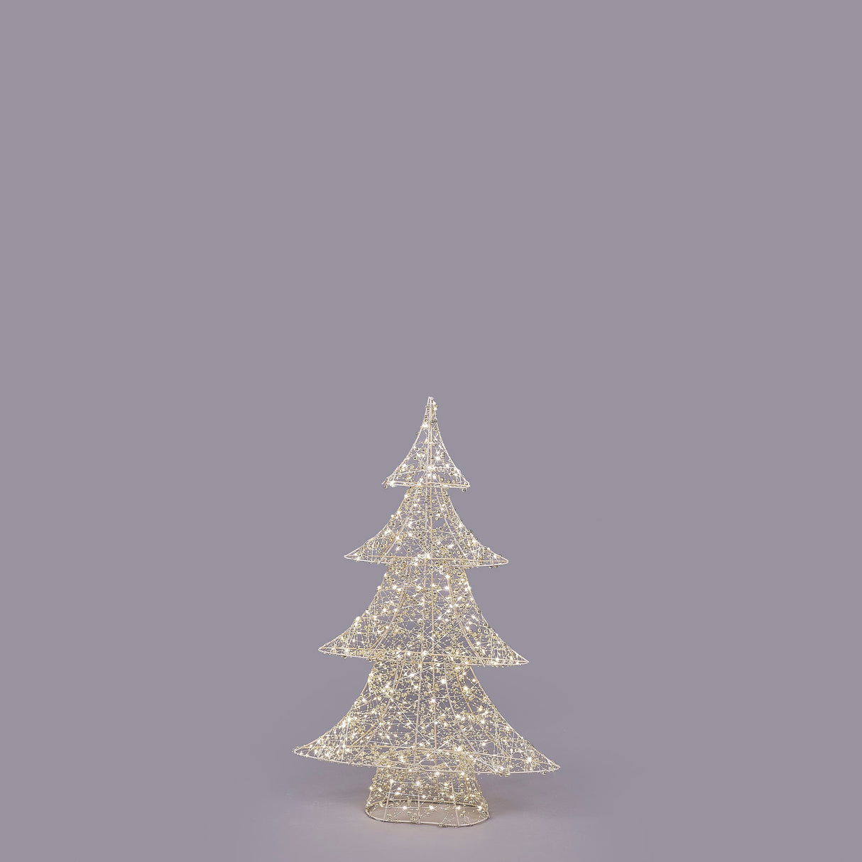 EDG Enzo De Gasperi Albero Led Pearls 500 Microled 80x54cm Oro Chiaro