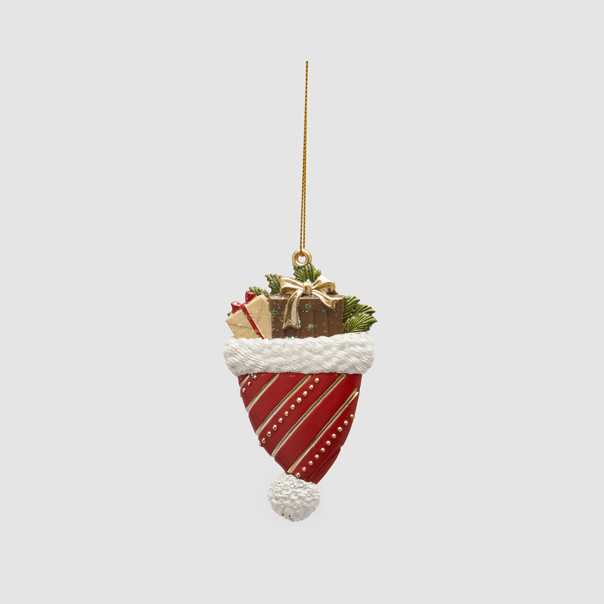 EDG Enzo De Gasperi Addobbo XMAS Decorazione di Natale Cappello 10cm