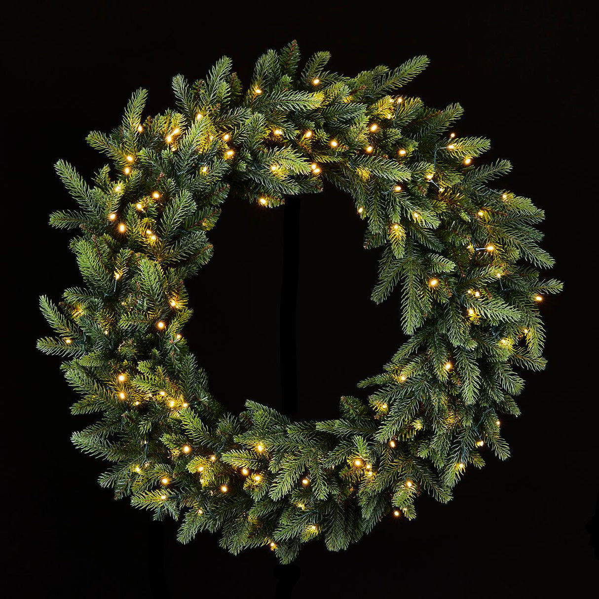EDG Enzo De Gasperi Corona Ghirlanda Luxury con 150 LED 570 Rami 80cm