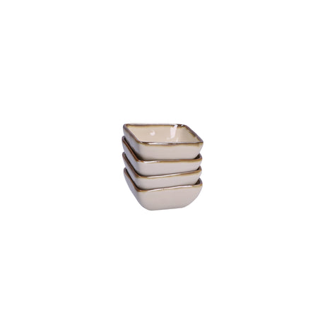 ROSE & TULIPANI Concerto Ciotola Ciotolina 6 Pezzi Avorio 8cm Stoneware