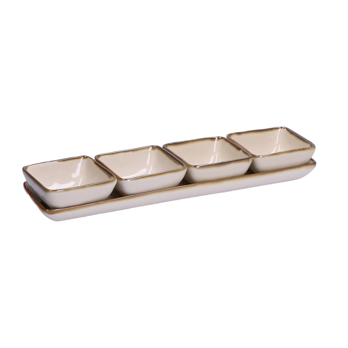 ROSE & TULIPANI Concerto Ciotola Ciotolina 6 Pezzi Avorio 8cm Stoneware