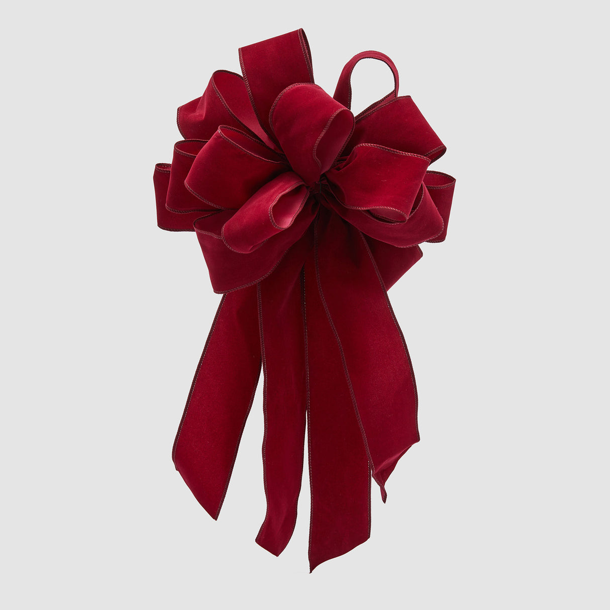 EDG Enzo De Gasperi Fiocco in Velluto 15 Asole 51x26cm Bordeaux