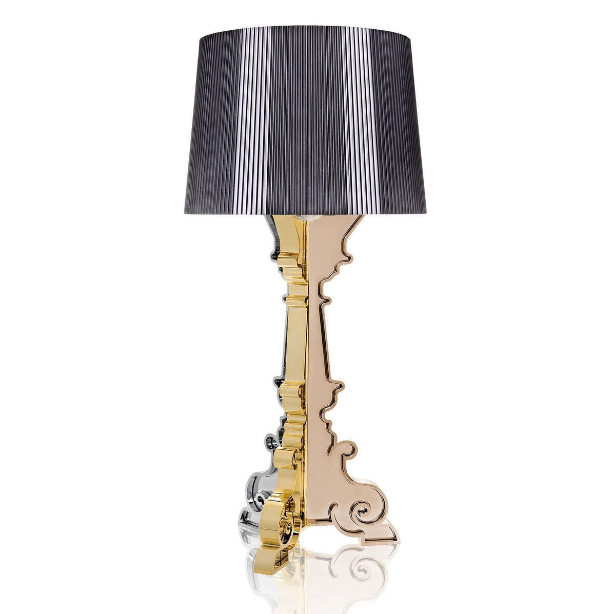 KARTELL Bourgie Lampada da Tavolo Metal Multicolor Titanio 78cm Policarbonato 2.0