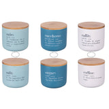 VILLA D'ESTE HOME TIVOLI Victionary Barattolo Set 3 Pezzi Sale Zucchero Caffè 500ml Ceramica