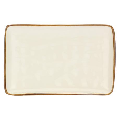 ROSE & TULIPANI Concerto Vassoio Rettangolare 20x13cm Avorio Stoneware