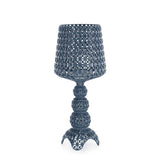 KARTELL Mini Kabuki Lampada da Tavolo Azzurro 70cm Policarbonato 2.0