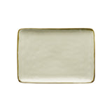 ROSE & TULIPANI Concerto Vassoio Rettangolare 27x19cm Avorio Stoneware