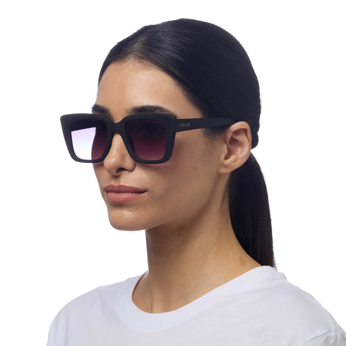 OKKIA Elba Occhiali da Sole Donna Nero