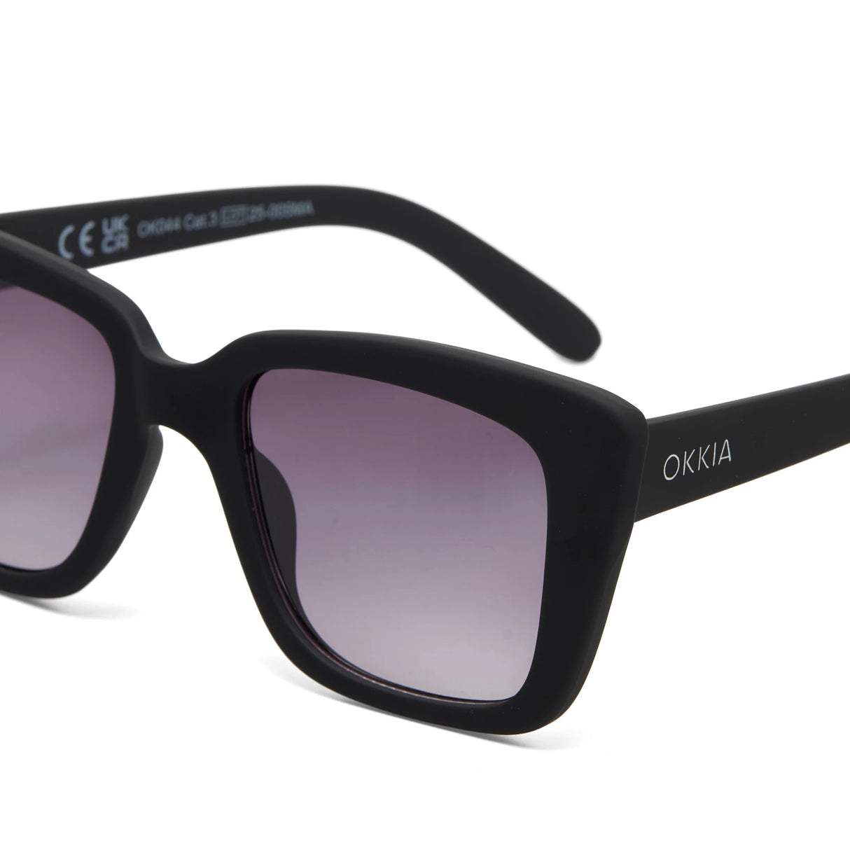 OKKIA Elba Occhiali da Sole Donna Nero