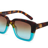 OKKIA Elba Occhiali da Sole Donna Avana Blu