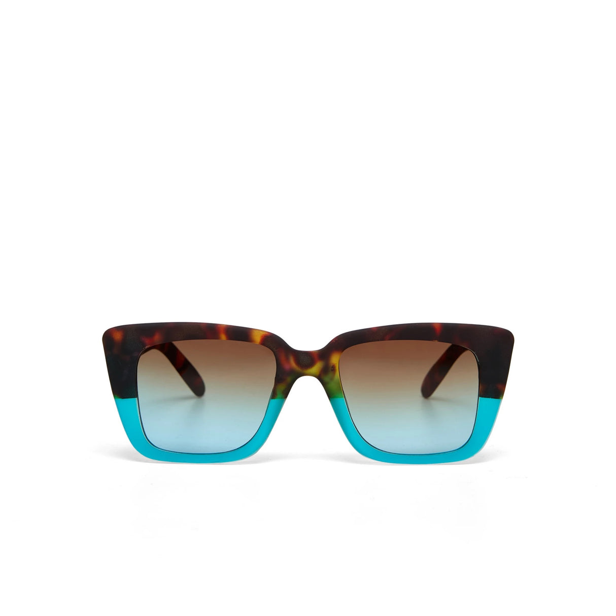 OKKIA Elba Occhiali da Sole Donna Avana Blu