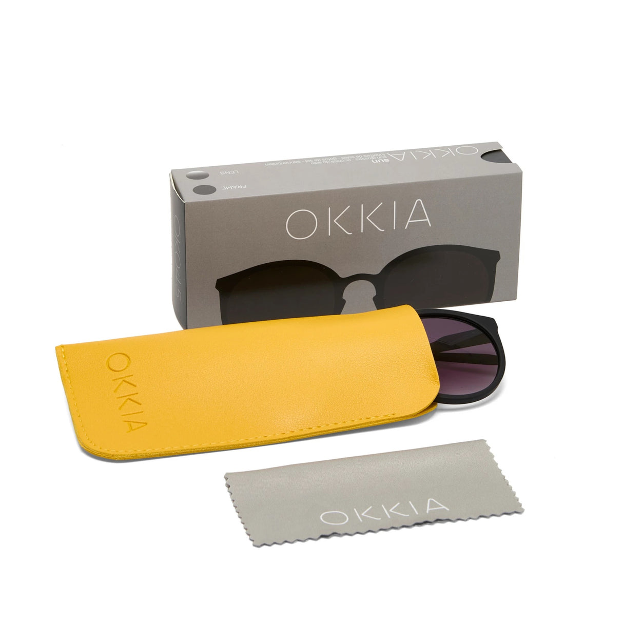 OKKIA Berlino Occhiali da Sole Donna Nero