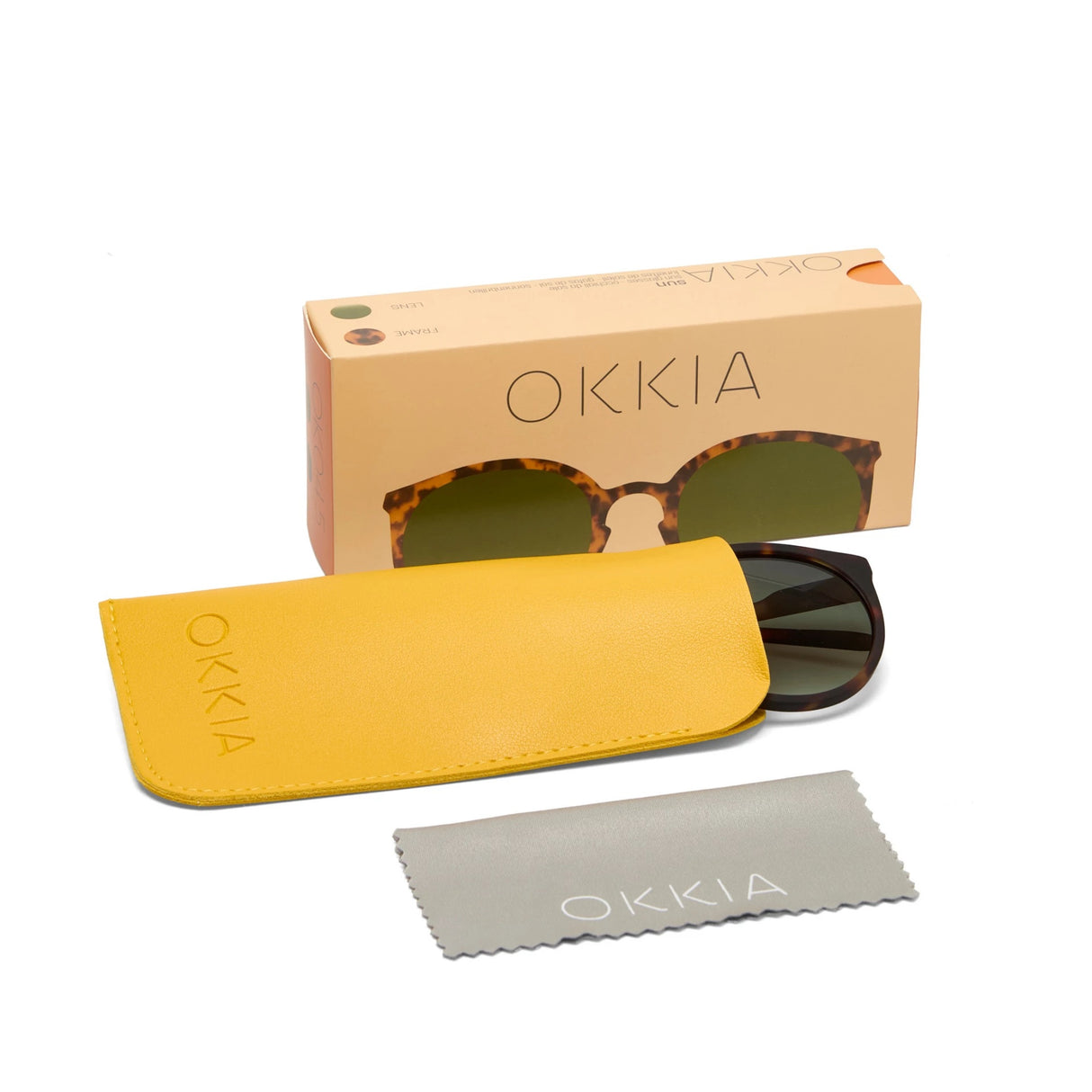 OKKIA Berlino Occhiali da Sole Donna Classic Avana