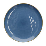 ROSE & TULIPANI Concerto Vassoio Piatto Blu Avio 32cm Stoneware