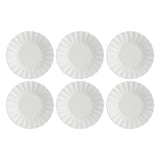 LA PORCELLANA BIANCA Ducale Piatto Fondo Set 6 Pezzi 22cm Bianco