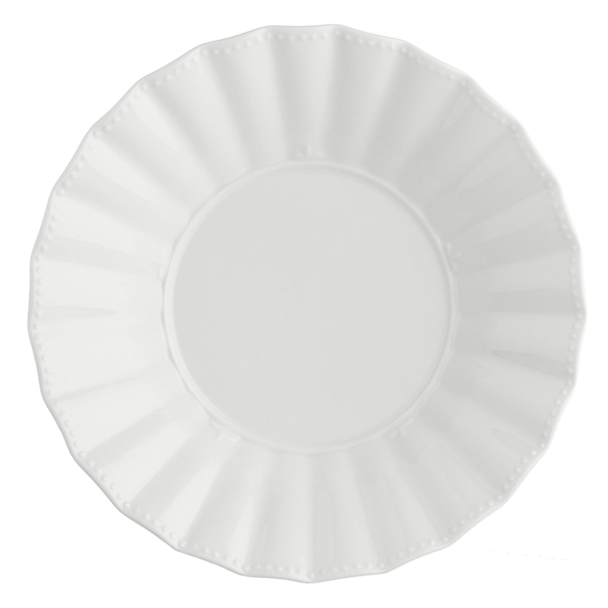 LA PORCELLANA BIANCA Ducale Piatto Fondo Set 6 Pezzi 22cm Bianco