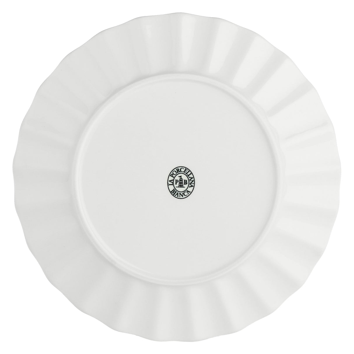LA PORCELLANA BIANCA Ducale Piatto Frutta Set 6 Pezzi 20cm Bianco