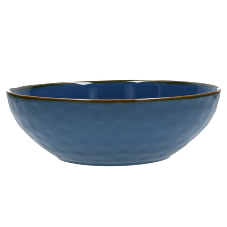ROSE & TULIPANI Concerto Ciotola Coppa Insalatiera Blu Avio 26cm Stoneware