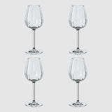 VILLEROY & BOCH Rose Garden Bicchiere Calice Vino Bianco Set 4 Pezzi 120ml Cristallo Ottico