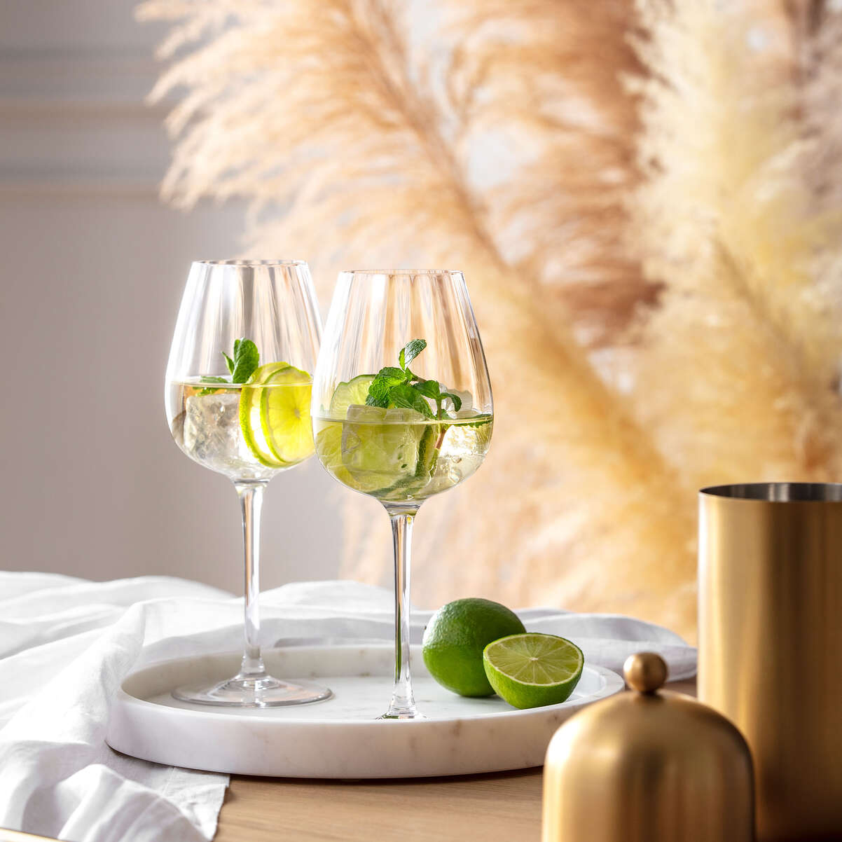 VILLEROY & BOCH Rose Garden Bicchiere Calice Vino Bianco Set 4 Pezzi 120ml Cristallo Ottico