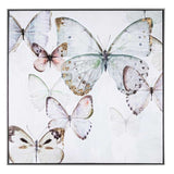 BIZZOTTO Quadro Stampa su Tela Dipinta a Mano Crown 82,5x82,5cm