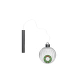 ICHENDORF Christmas Tales Lampada Pallina di Natale Ghirlanda 12cm Vetro Borosilicato