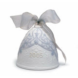 LLADRO' Campana di Natale 2005 Porcellana Bianco 8x8cm