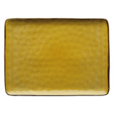 ROSE & TULIPANI Concerto Vassoio Rettangolare 36x26,5cm Ocra Stoneware