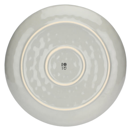 ROSE & TULIPANI Concerto Vassoio Piatto Grigio Perla 32cm Stoneware