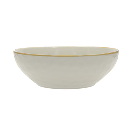 ROSE & TULIPANI Concerto Ciotola Coppa Insalatiera Grigio Perla 26cm Stoneware