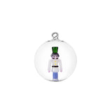 ICHENDORF Schiaccianoci Pallina di Natale Soldatino 8cm Vetro Borosilicato