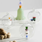 ICHENDORF Schiaccianoci Campana Ballerina 12cm Vetro Borosilicato