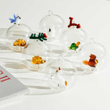 ICHENDORF Woodland Tales Pallina di Natale Unicorno 8cm Vetro Borosilicato