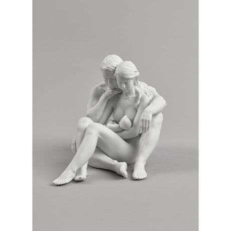 Lladró Figurina Famiglia L'Essenza Della Vita 23x25cm Porcellana
