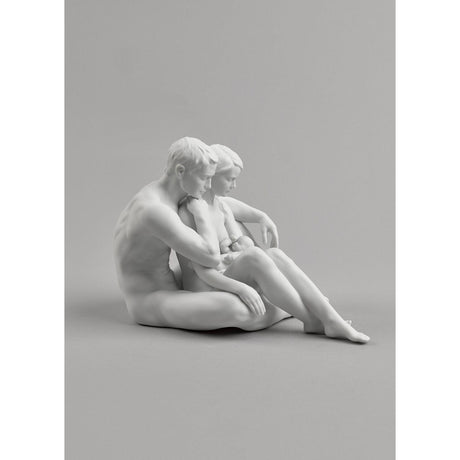 Lladró Figurina Famiglia L'Essenza Della Vita 23x25cm Porcellana