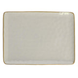 ROSE & TULIPANI Concerto Vassoio Rettangolare 36x26,5cm Grigio Perla