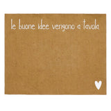 SIMPLE DAY Tovaglietta Le Buone Idee Vengono a Tavola 36x45cm Fibra di Cellulosa
