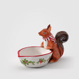 VILLEROY & BOCH Toy's Fantasy Ciotola Natalizia con Scoiattolo 20x12cm Porcellana
