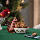 VILLEROY & BOCH Toy's Fantasy Ciotola Natalizia con Scoiattolo 20x12cm Porcellana
