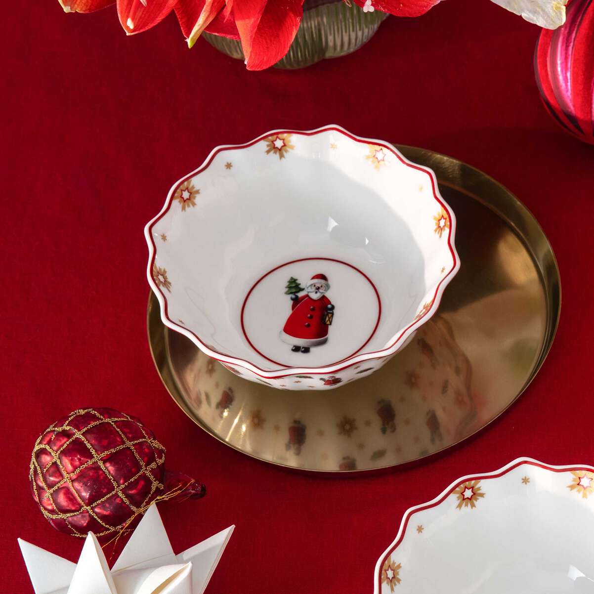 VILLEROY & BOCH Toy's Delight Set da Colazione 6 Pezzi Babbo Natale Porcellana