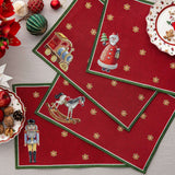 VILLEROY & BOCH Toy's Delight Tovaglietta Anniversario Set 4 Pezzi 32x48cm Cotone Gobelin