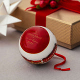VILLEROY & BOCH Annual Christmas Edition 2025 Pallina di Natale 6,5x8cm Porcellana