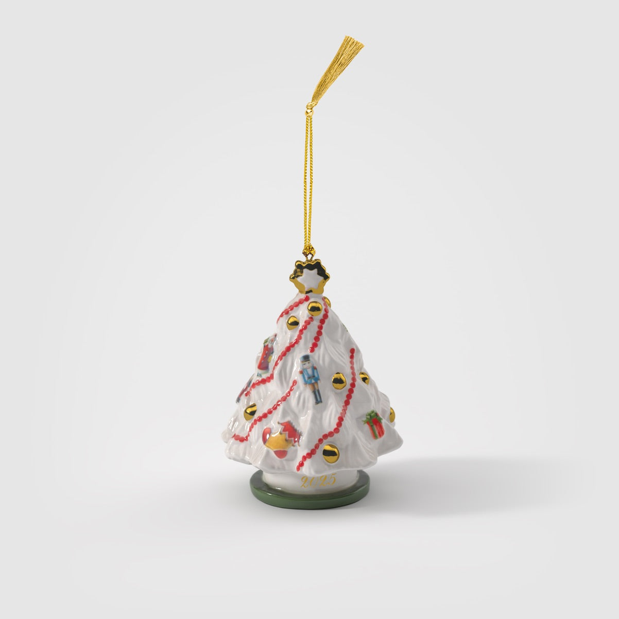 VILLEROY & BOCH Christmas Classics Edizione 2025 Addobbo Albero di Natale 10cm Porcellana