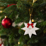 VILLEROY & BOCH Christmas Classics Edizione 2025 Addobbo Stella 11cm Porcellana