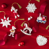 VILLEROY & BOCH Christmas Classics Edizione 2025 Addobbo Fiocco di Neve 9x10,5cm Porcellana