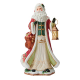FITZ & FLOYD Figura Decorazione Natalizia Babbo Natale 19x35cm Porcellana
