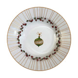 PALAIS ROYAL Servizio Tavola Piatti Natalizi Set 18 Pezzi Xmas Glow Porcellana