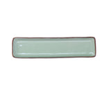ROSE & TULIPANI Concerto Vassoio Rettangolare 32x8cm Te' Verde