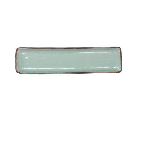 ROSE & TULIPANI Concerto Vassoio Rettangolare 32x8cm Te' Verde