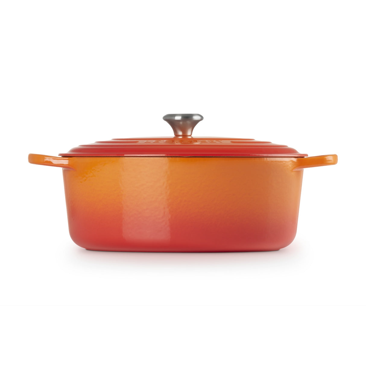 LE CREUSET Cocotte Ovale Evolution 33cm Arancio Ghisa Vetrificata
